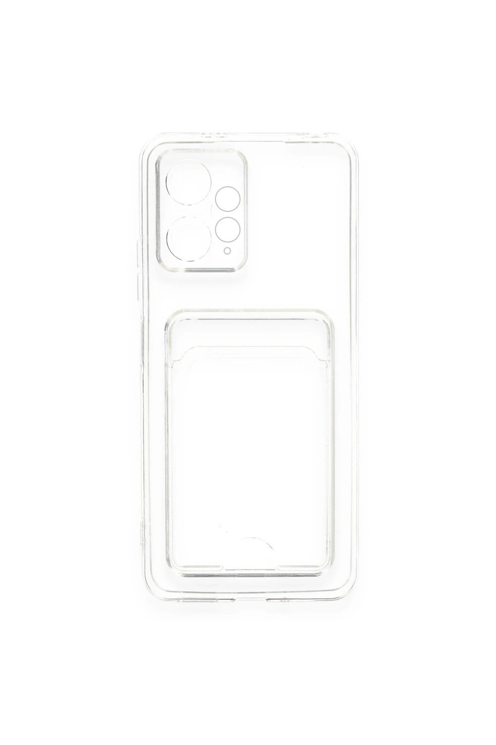 Mey İthalat®   Redmi Note 12 4G Kılıf Kart Şeffaf Silikon - Şeffaf