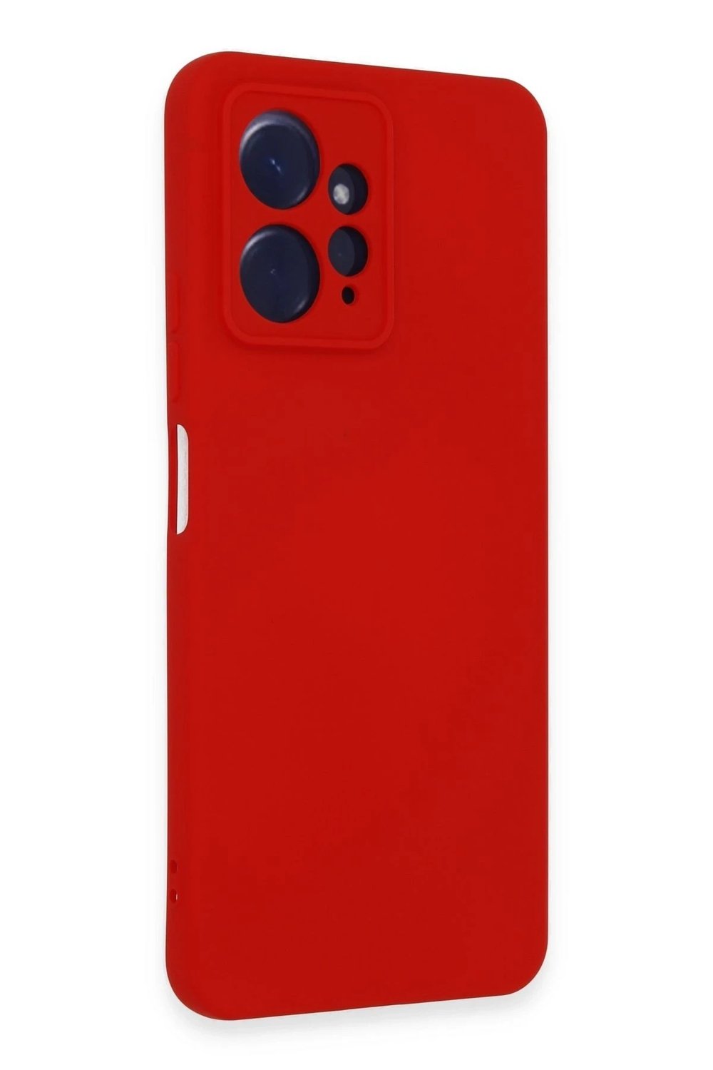 Mey İthalat®   Redmi Note 12 4G Kılıf Nano içi Kadife Silikon - Kırmızı