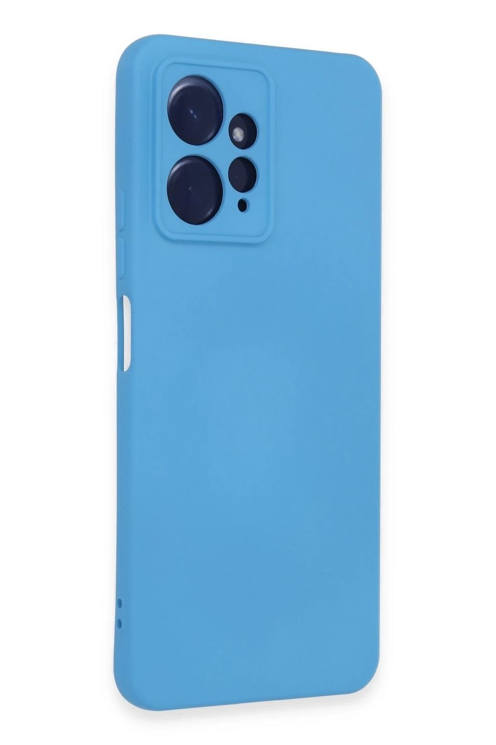 Mey İthalat®   Redmi Note 12 4G Kılıf Nano içi Kadife Silikon - Mavi