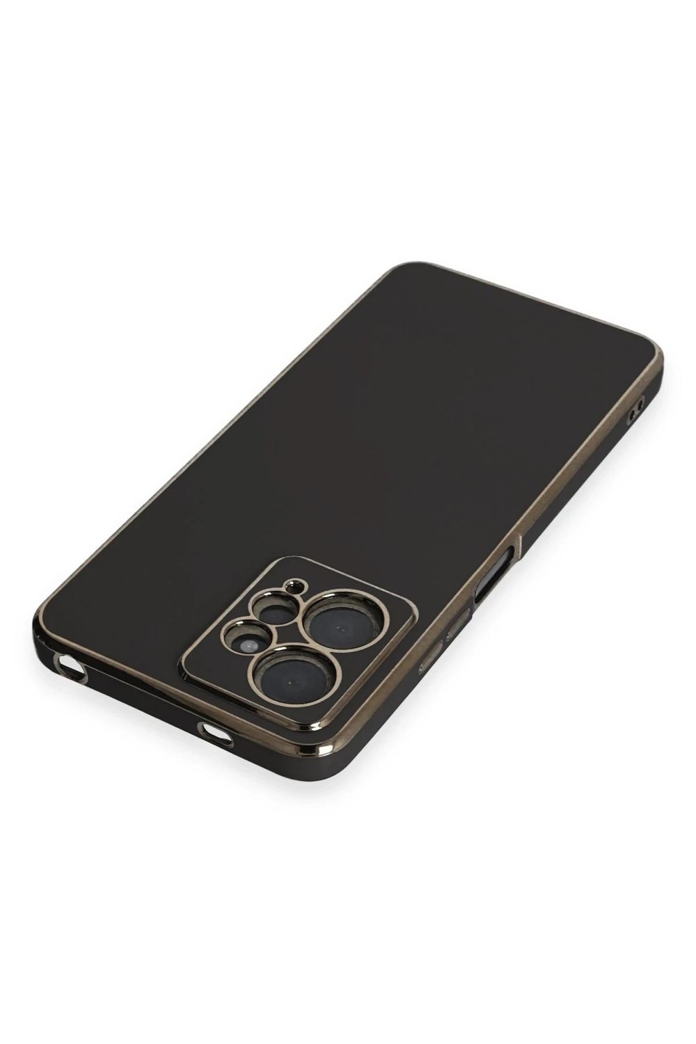Mey İthalat®   Redmi Note 12 4G Kılıf Volet Silikon - Siyah