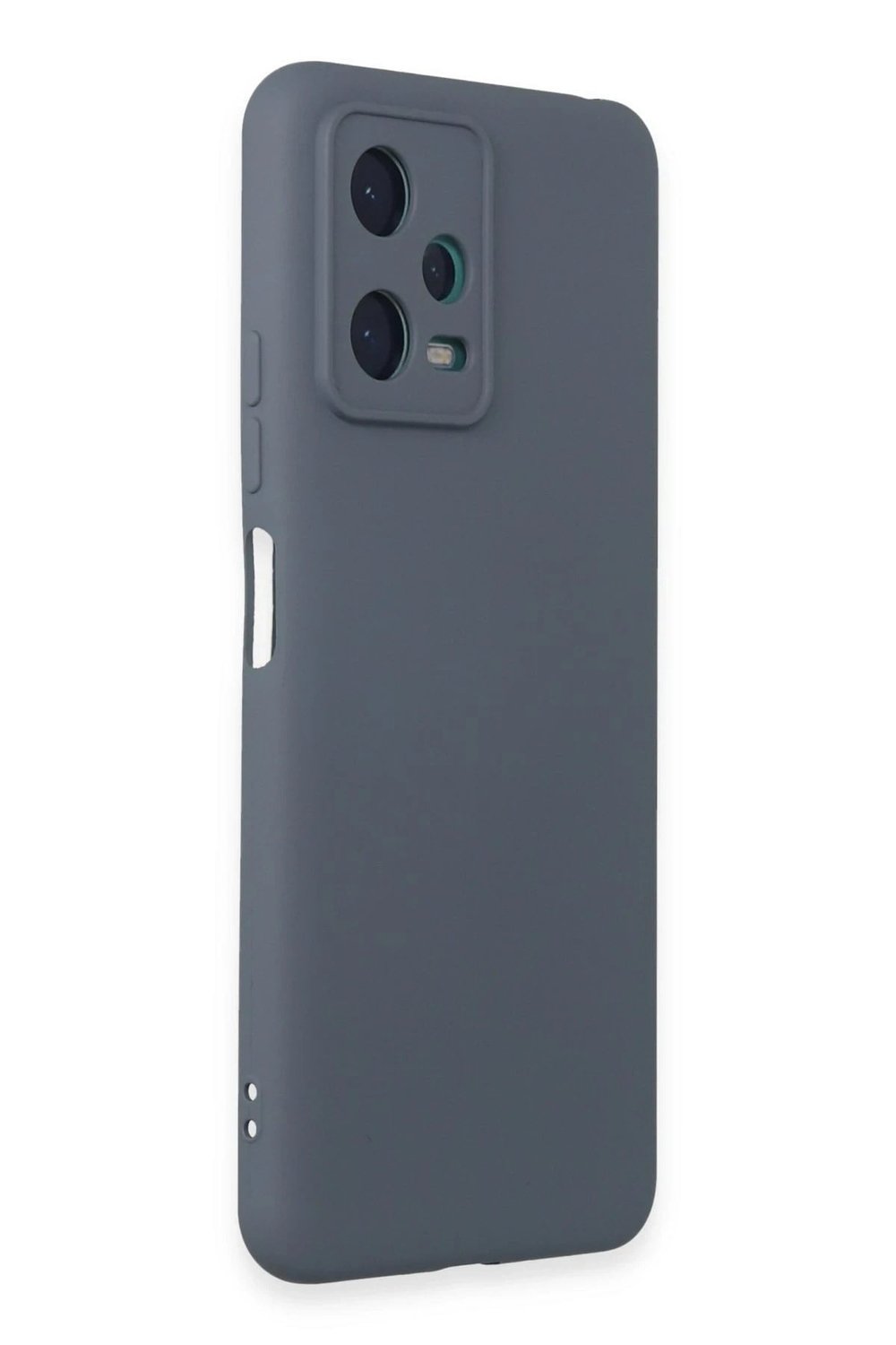 Mey İthalat®   Redmi Note 12 5G Kılıf Nano içi Kadife Silikon - Gri
