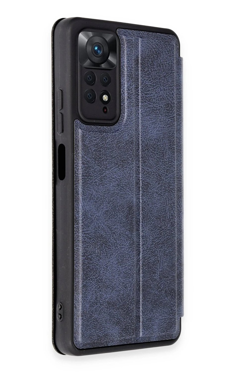 Mey İthalat®   Redmi Note 12 Pro 4G Kılıf Flip Cover - Lacivert