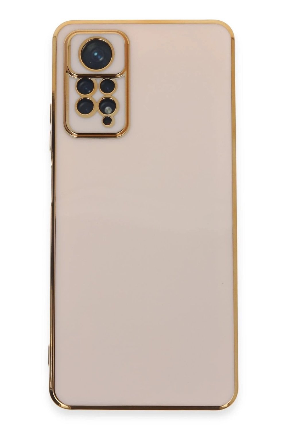 Mey İthalat®   Redmi Note 12 Pro 4G Kılıf Volet Silikon - Pembe