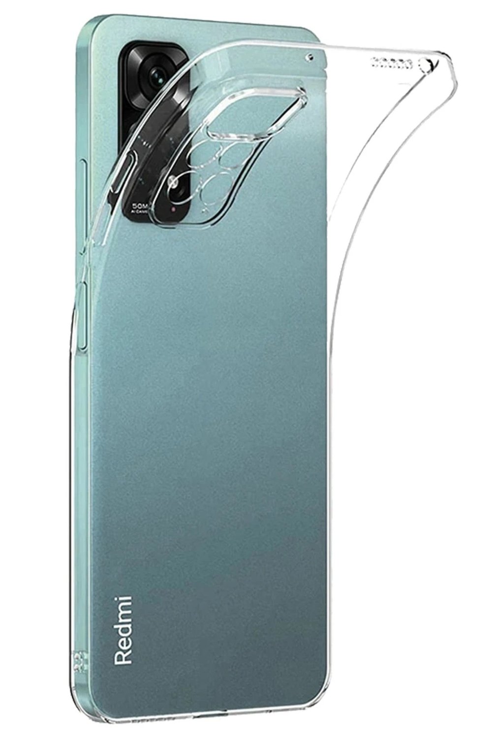 Mey İthalat®   Redmi Note 12 Pro 4G Kılıf Lüx Şeffaf Silikon