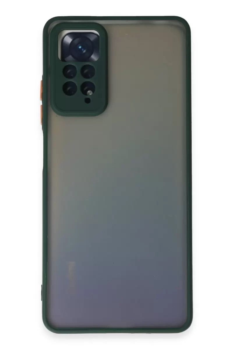Mey İthalat®   Redmi Note 12 Pro 4G Kılıf Montreal Silikon Kapak - Yeşil