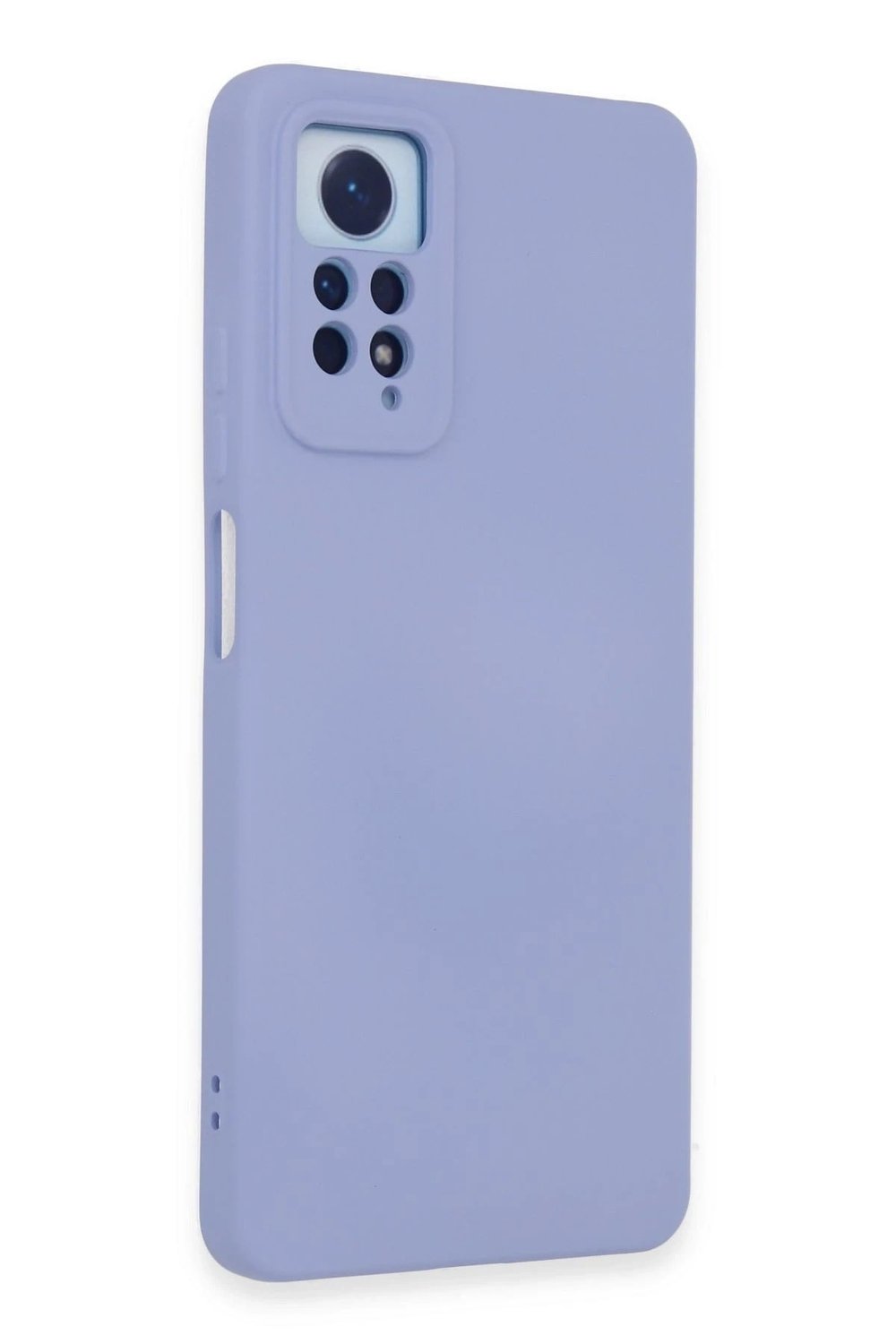 Mey İthalat®   Redmi Note 12 Pro 4G Kılıf Nano içi Kadife Silikon - Lila