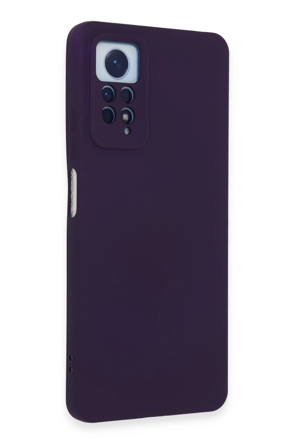 Mey İthalat®   Redmi Note 12 Pro 4G Kılıf Nano içi Kadife Silikon - Mor
