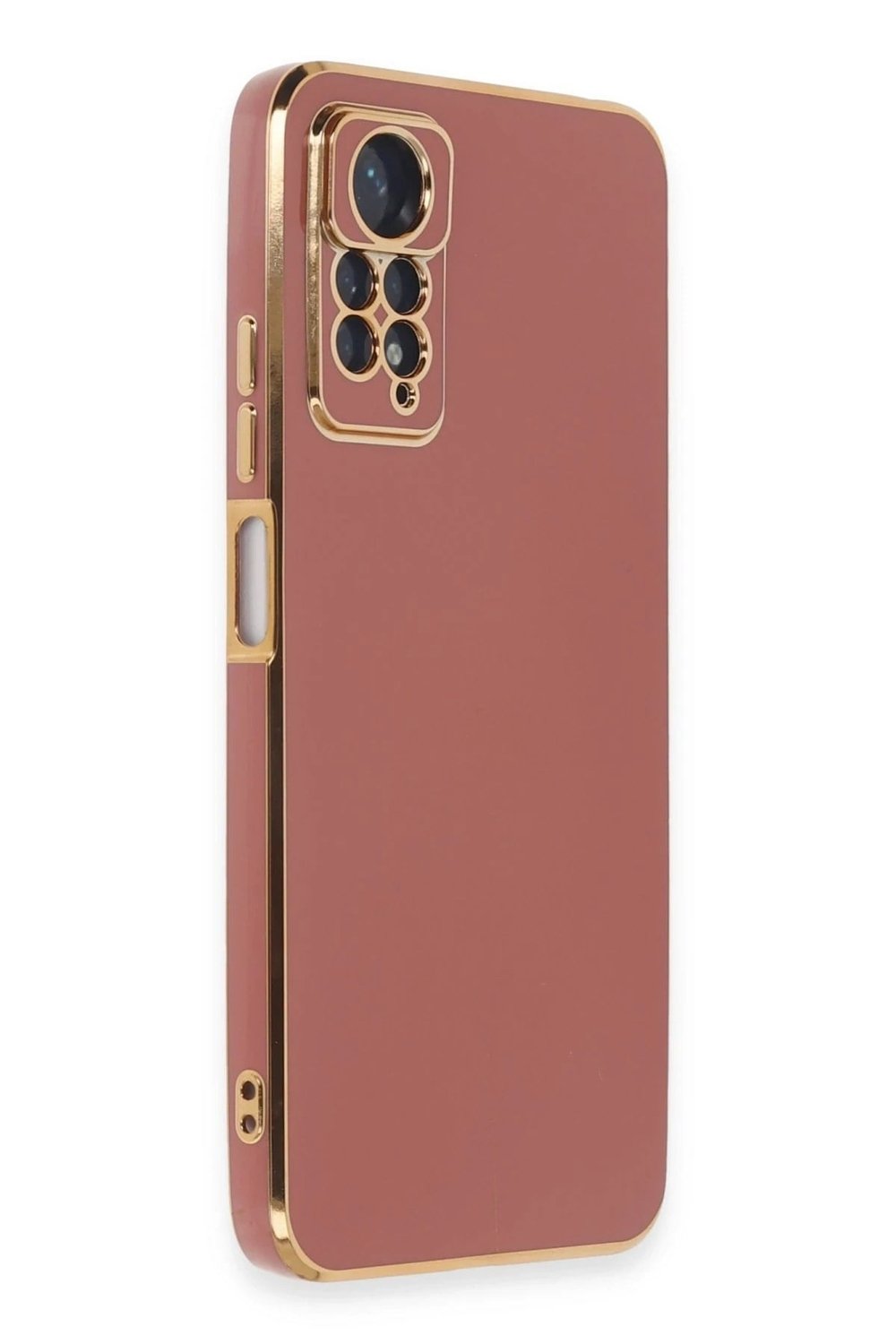 Mey İthalat®   Redmi Note 12 Pro 4G Kılıf Volet Silikon - Kırmızı