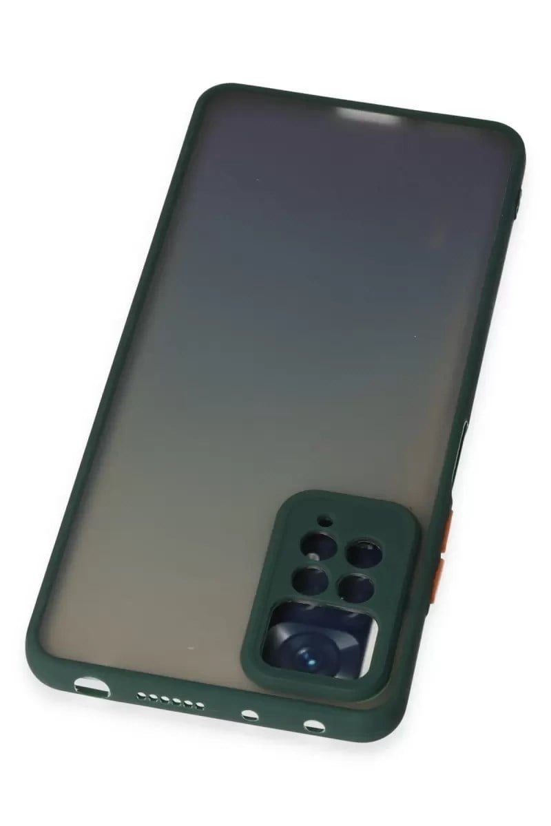 Mey İthalat®   Redmi Note 12 Pro 4G Kılıf Montreal Silikon Kapak - Yeşil