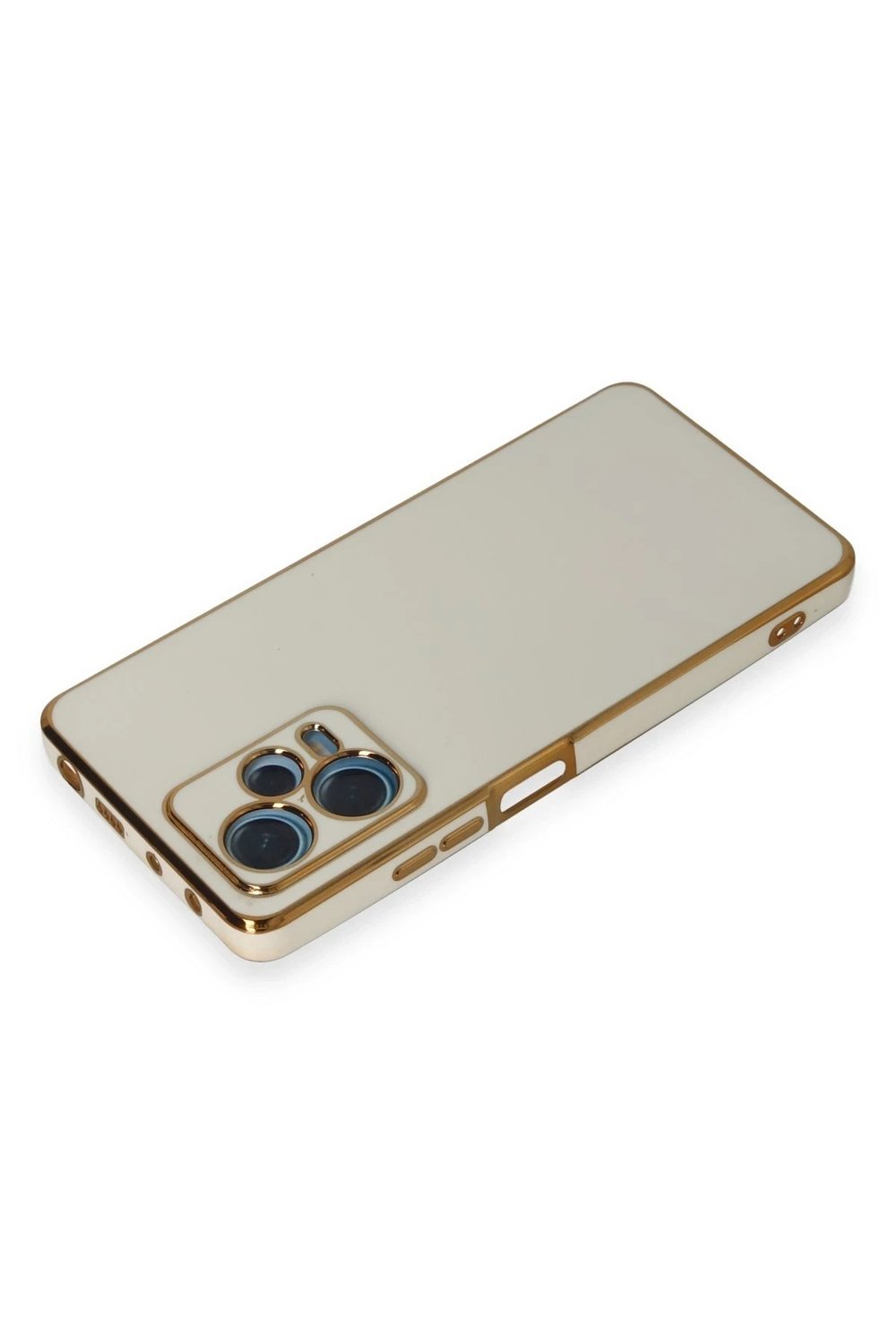Mey İthalat®   Redmi Note 12 Pro Plus Kılıf Volet Silikon - Beyaz