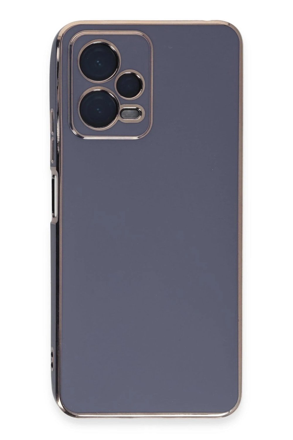 Mey İthalat®   Redmi Note 12 Pro Plus Kılıf Volet Silikon - Mavi