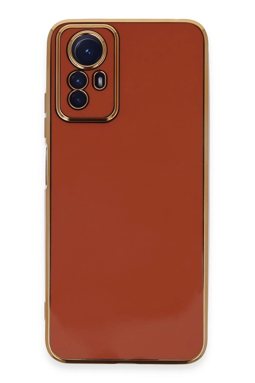 Mey İthalat®   Redmi Note 12S Kılıf Volet Silikon - Kırmızı