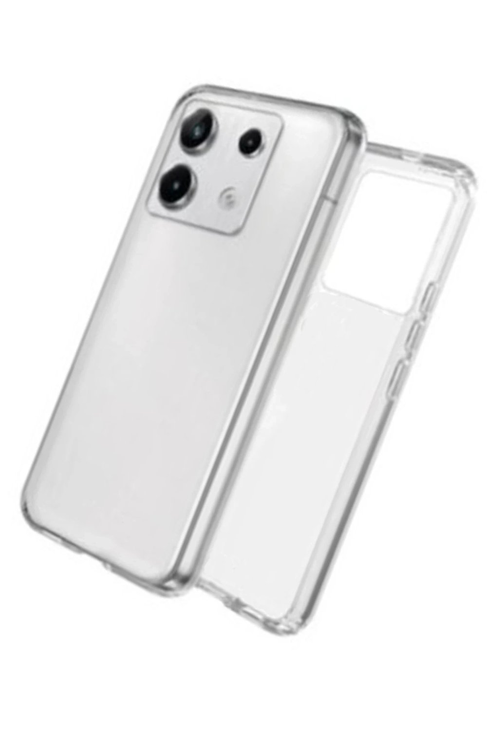 Mey İthalat®   Redmi Note 13 4G Kılıf Lüx Şeffaf Silikon