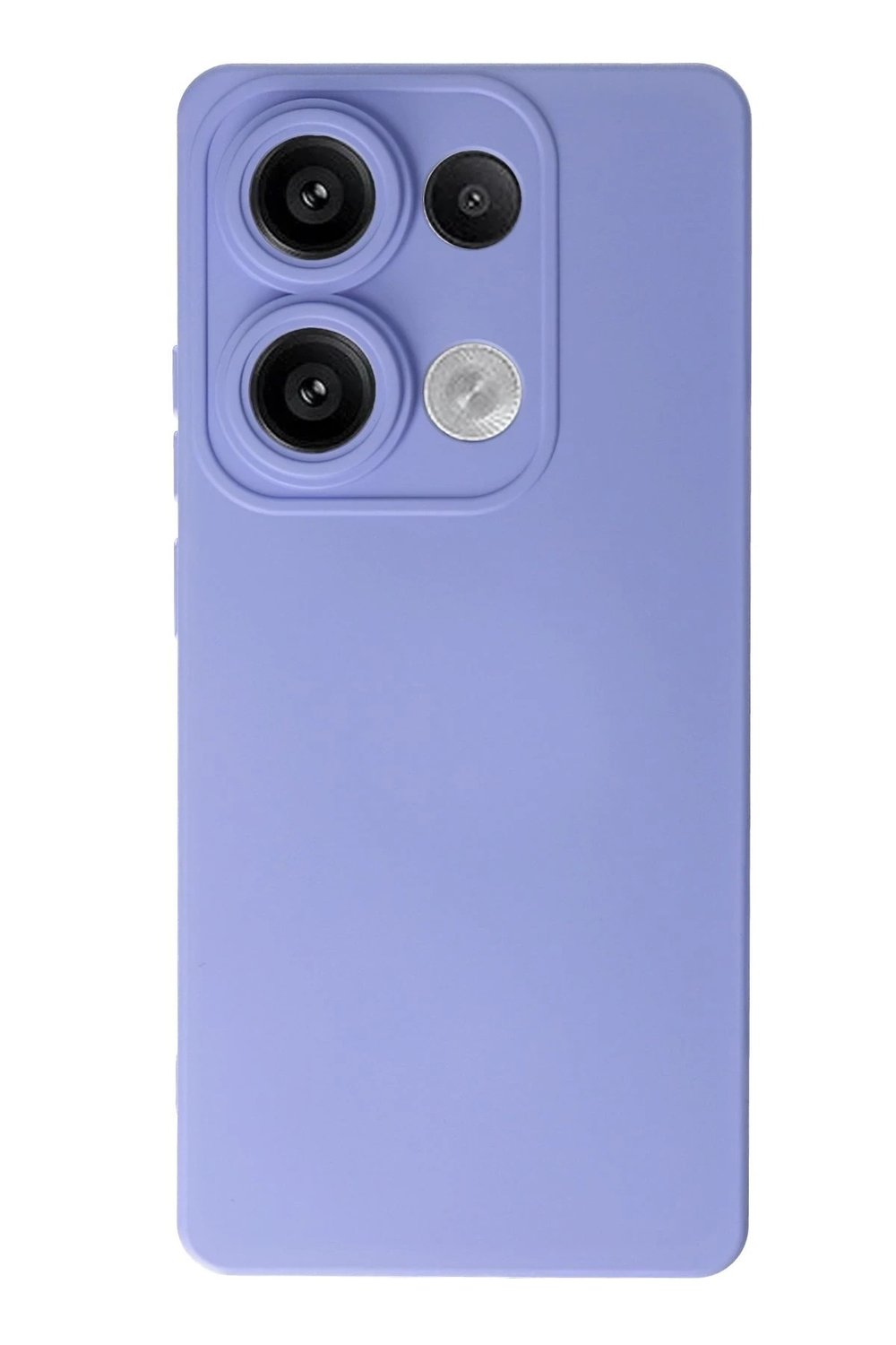 Mey İthalat®   Redmi Note 13 4G Kılıf Nano içi Kadife Silikon - Lila