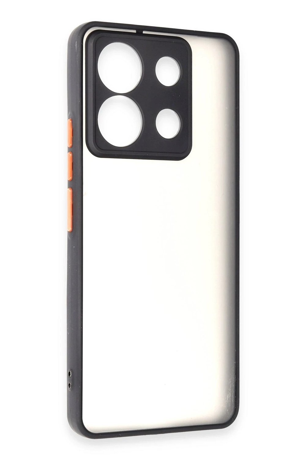 Mey İthalat®   Redmi Note 13 5G Kılıf Montreal Silikon Kapak - Siyah
