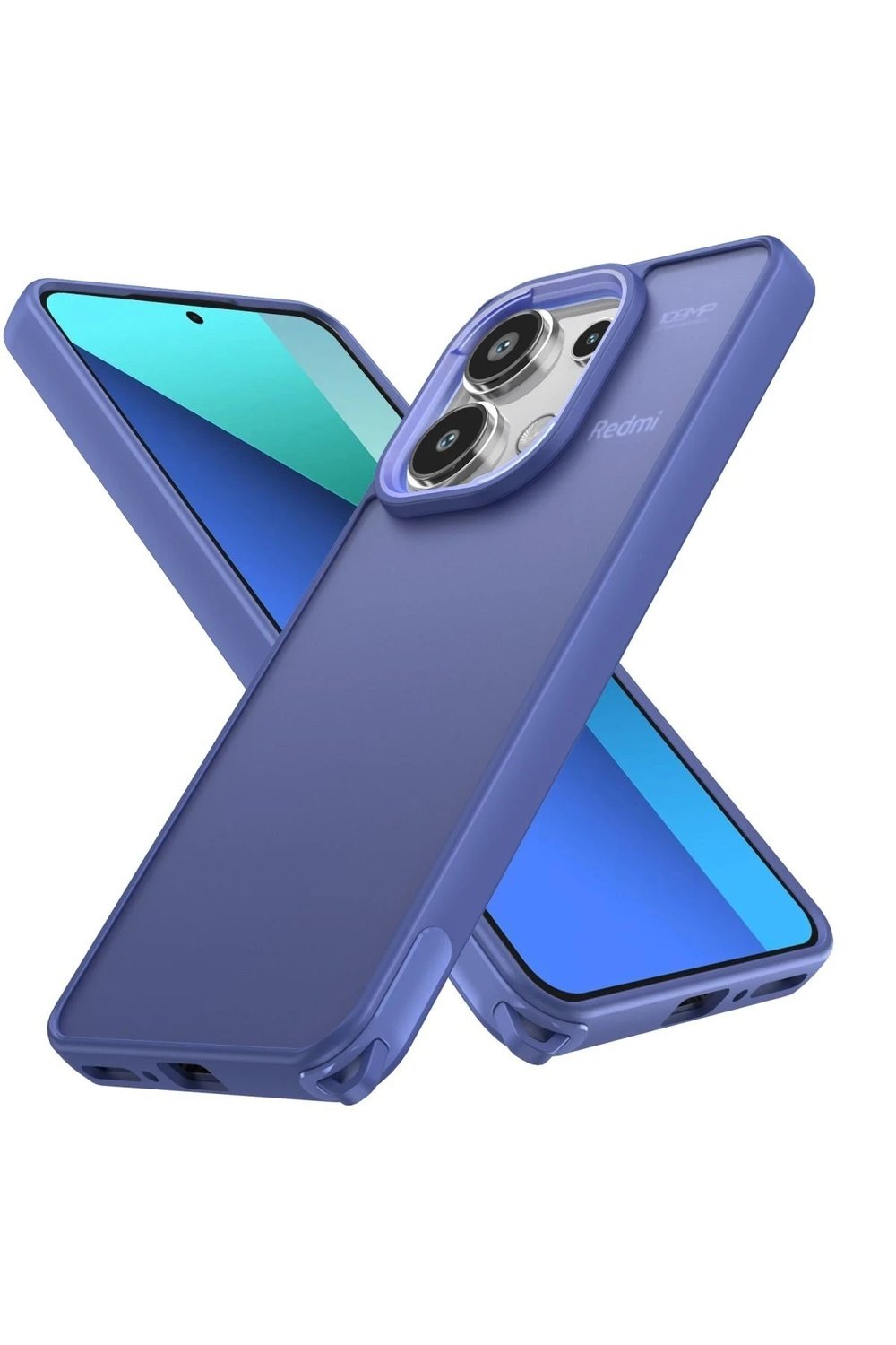 Mey İthalat®   Redmi Note 13 Pro 4G Kılıf Elegant Kapak - Açık Mavi