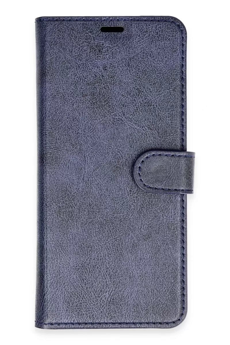Mey İthalat®   Redmi Note 13 Pro 4G Kılıf Trend S Plus Kapaklı Kılıf - Lacivert