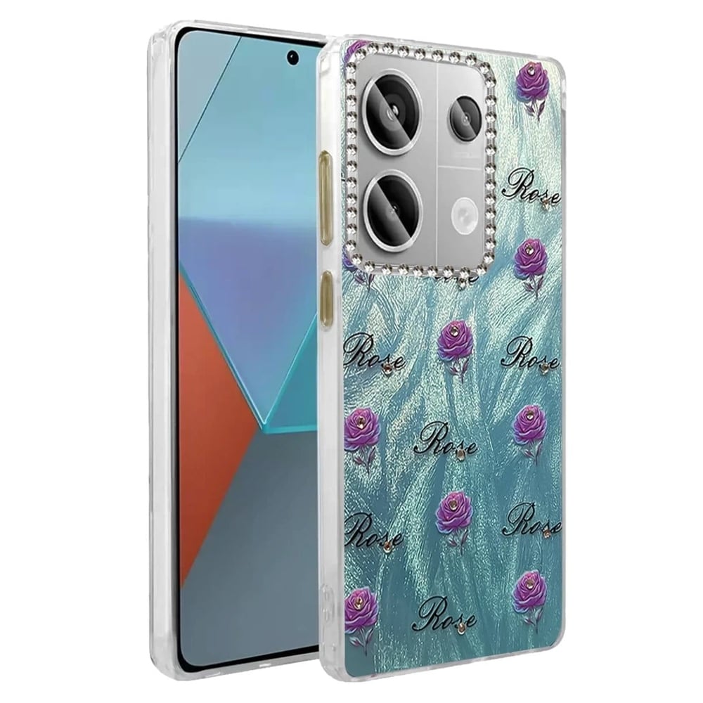 Mey İthalat®   Redmi Note 13 Pro 4G Kılıf Blade Aynalı Desenli Kapak - Desen 9