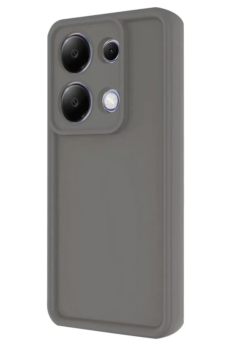 Mey İthalat®   Redmi Note 13 Pro 4G Kılıf Viera Silikon - Gri