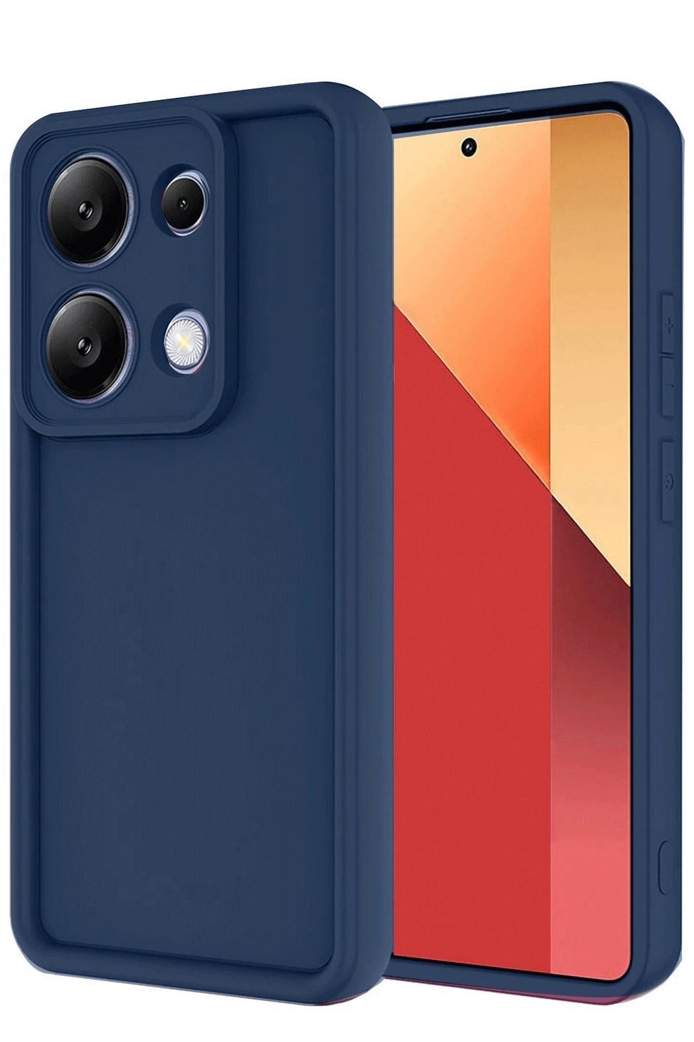 Mey İthalat®   Redmi Note 13 Pro 4G Kılıf Viera Silikon - Lacivert