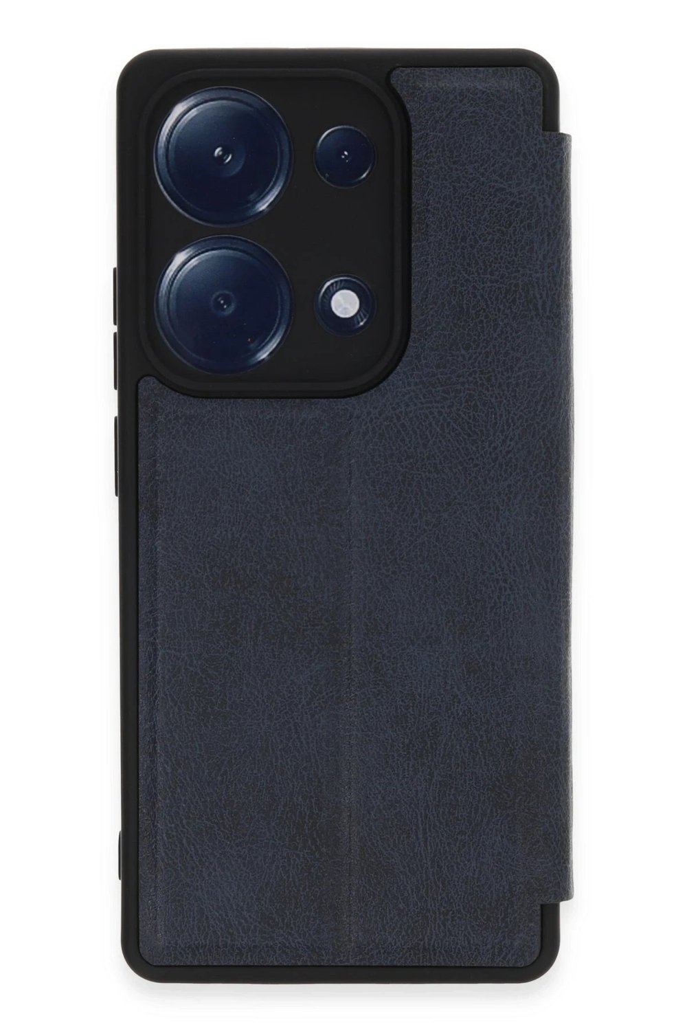 Mey İthalat®   Redmi Note 13 Pro 4G Kılıf Flip Cover - Lacivert