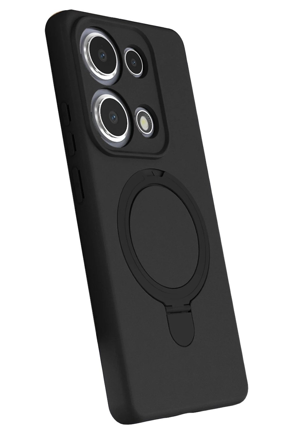 Mey İthalat®   Redmi Note 13 Pro 4G Regal Magsafe Standlı Kapak - Siyah