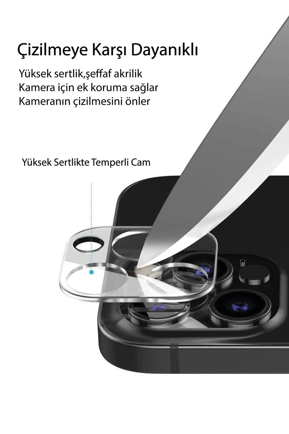 Mey İthalat®   Redmi Note 13 Pro 5G Kamera Lens Koruma Cam