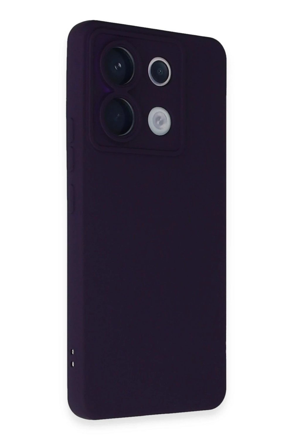 Mey İthalat®   Redmi Note 13 Pro 5G Kılıf Nano içi Kadife Silikon - Mor