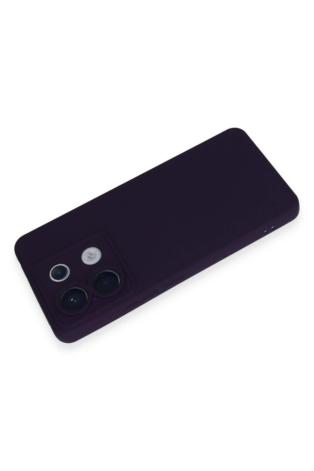 Mey İthalat®   Redmi Note 13 Pro 5G Kılıf Nano içi Kadife Silikon - Mor
