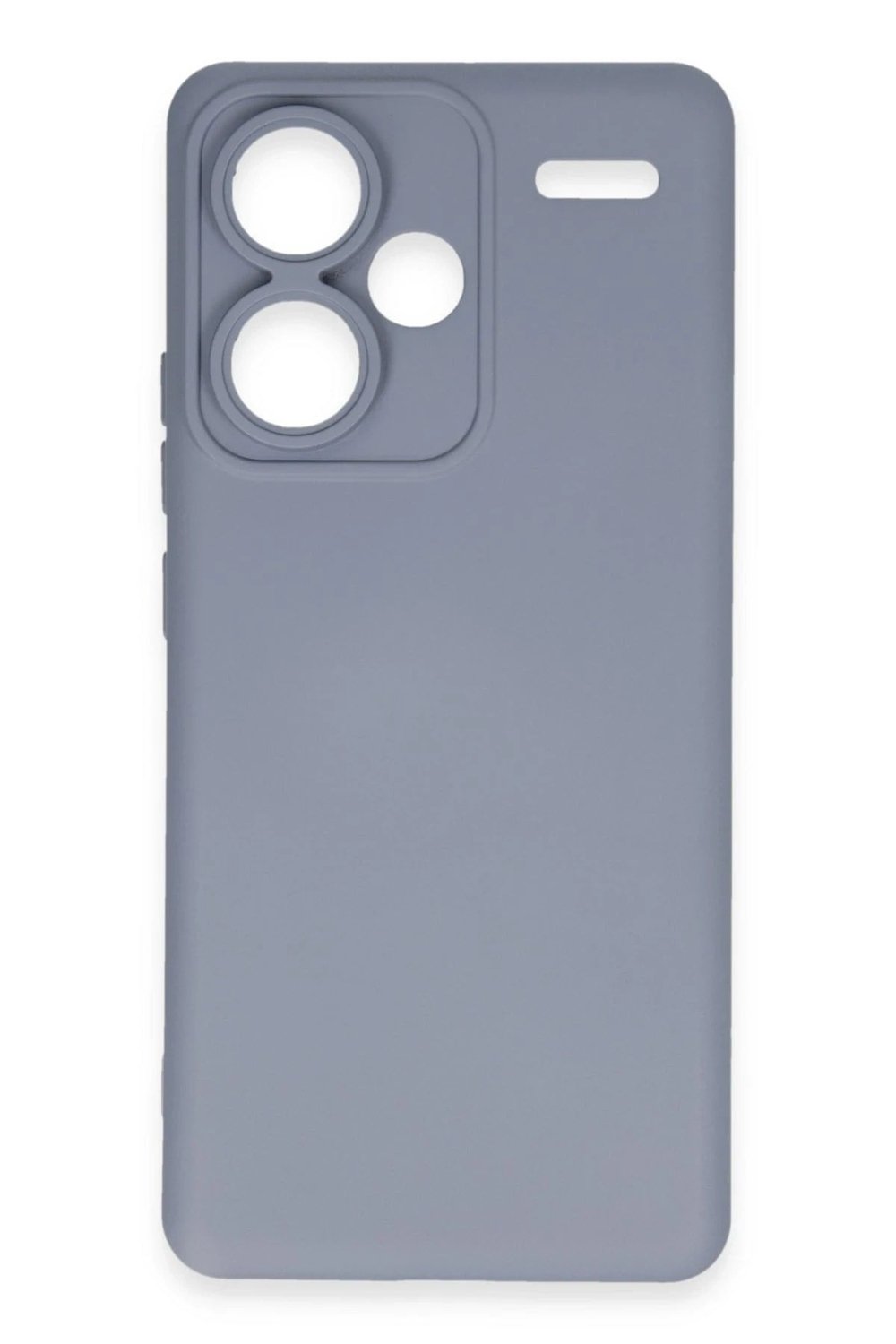 Mey İthalat®   Redmi Note 13 Pro Plus Kılıf Nano içi Kadife Silikon - Gri