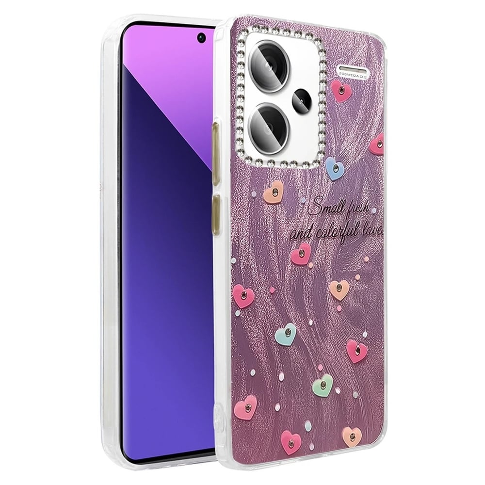 Mey İthalat®   Redmi Note 13 Pro Plus Kılıf Blade Aynalı Desenli Kapak - Desen 8