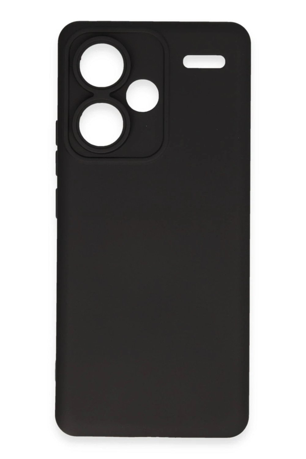 Mey İthalat®   Redmi Note 13 Pro Plus Kılıf Nano içi Kadife Silikon - Siyah