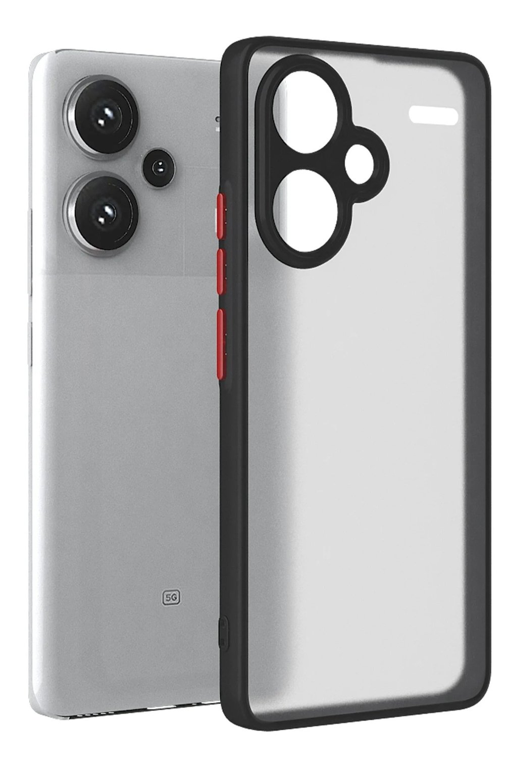 Mey İthalat®   Redmi Note 13 Pro Plus Kılıf Montreal Silikon Kapak - Siyah
