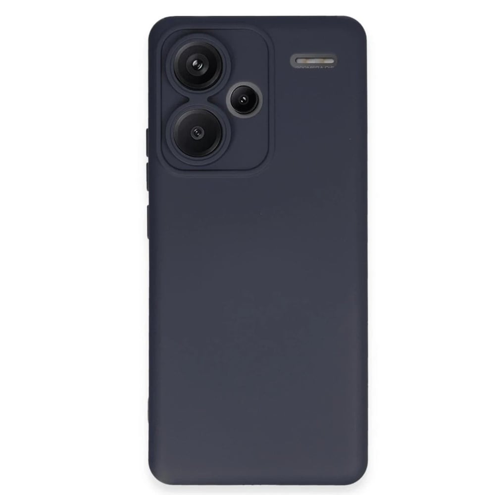 Mey İthalat®   Redmi Note 13 Pro Plus Kılıf Nano içi Kadife Silikon - Lacivert