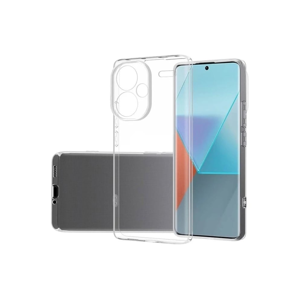 Mey İthalat®   Redmi Note 13 Pro Plus Kılıf Lüx Şeffaf Silikon