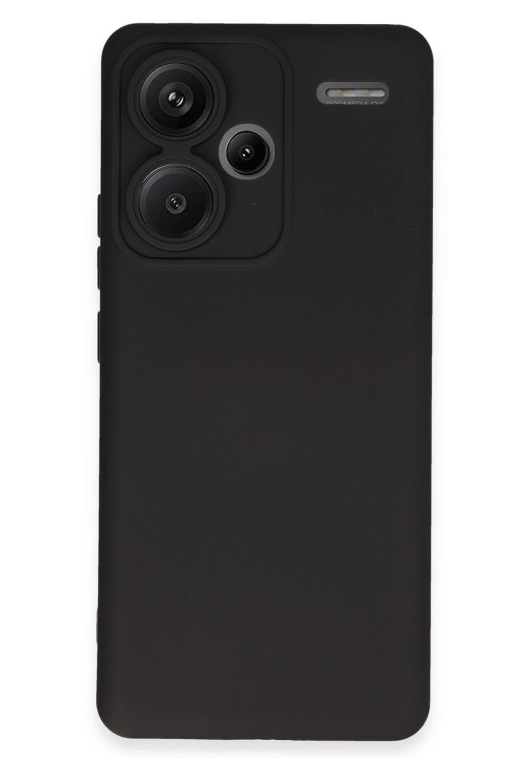 Mey İthalat®   Redmi Note 13 Pro Plus Kılıf Nano içi Kadife Silikon - Siyah