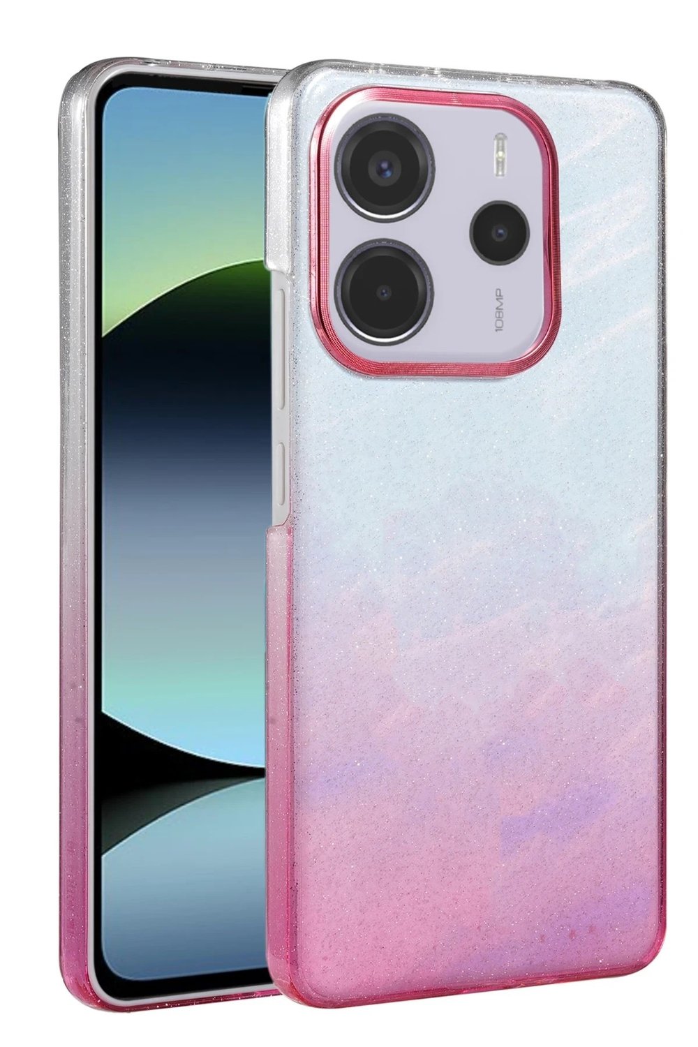 Mey İthalat®   Redmi Note 14 4G Glossy Kapak - Pembe
