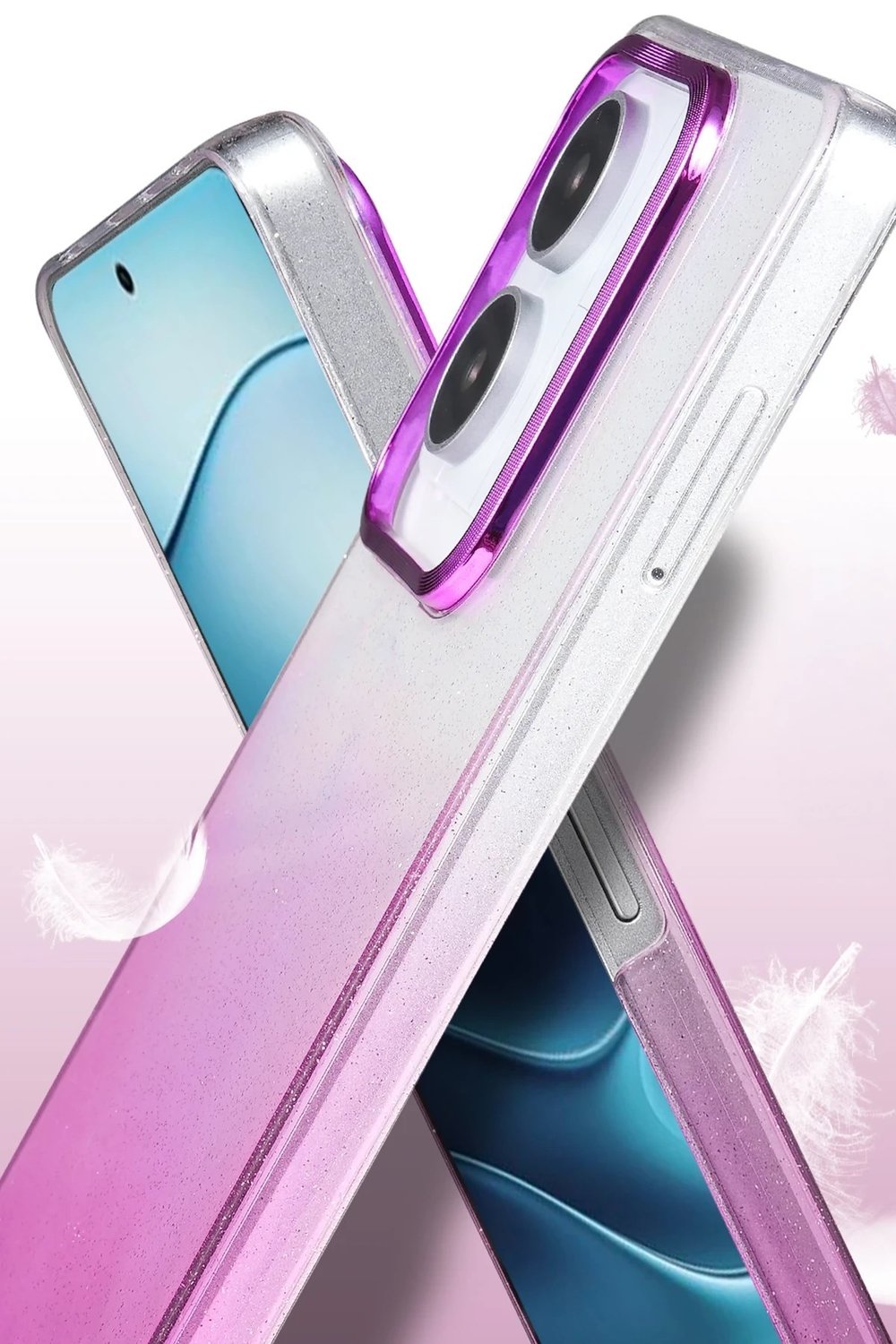 Mey İthalat®   Redmi Note 14 4G Glossy Kapak - Pembe