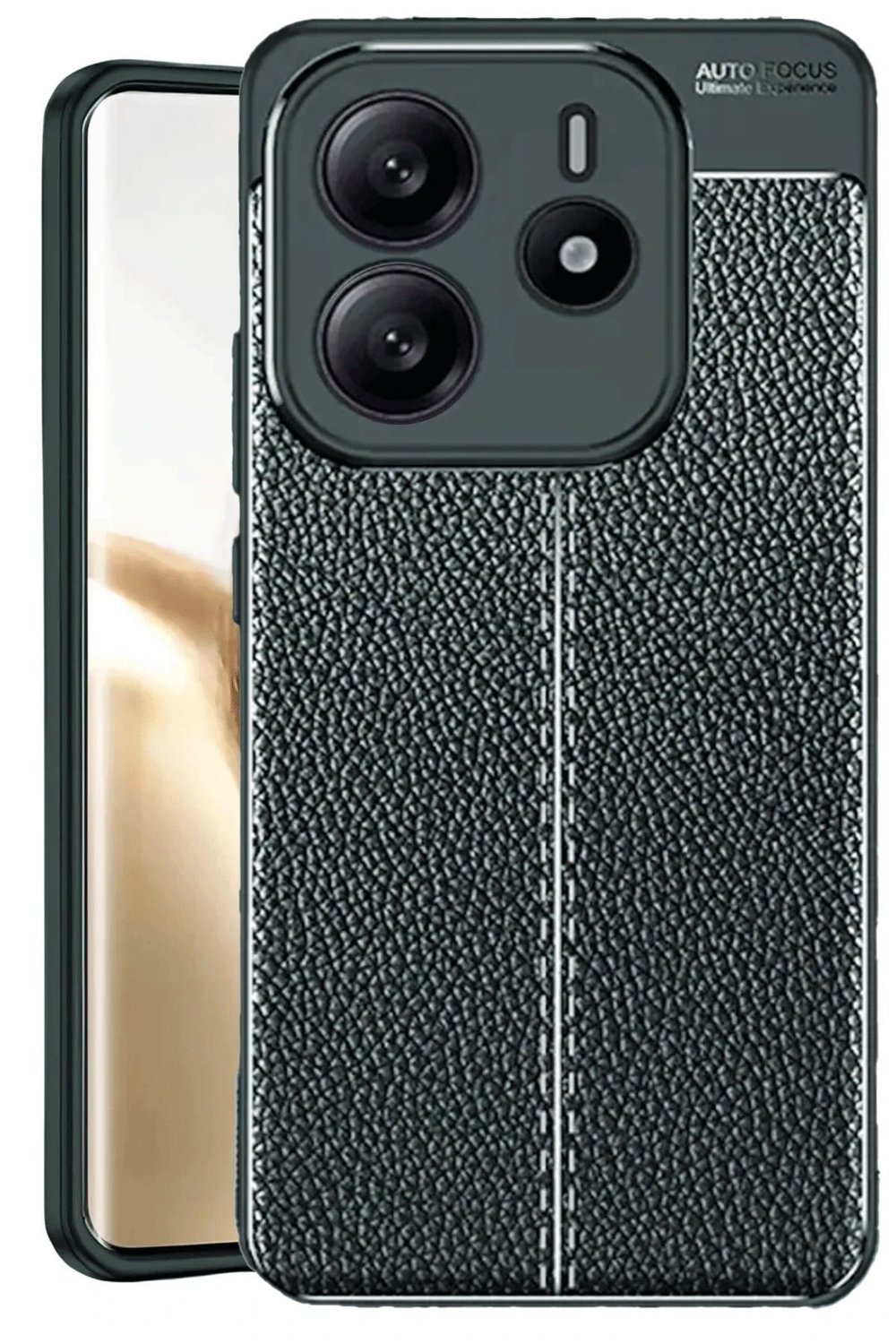 Mey İthalat®   Redmi Note 14 4G Kılıf Auto Focus Kapak - Koyu Yeşil