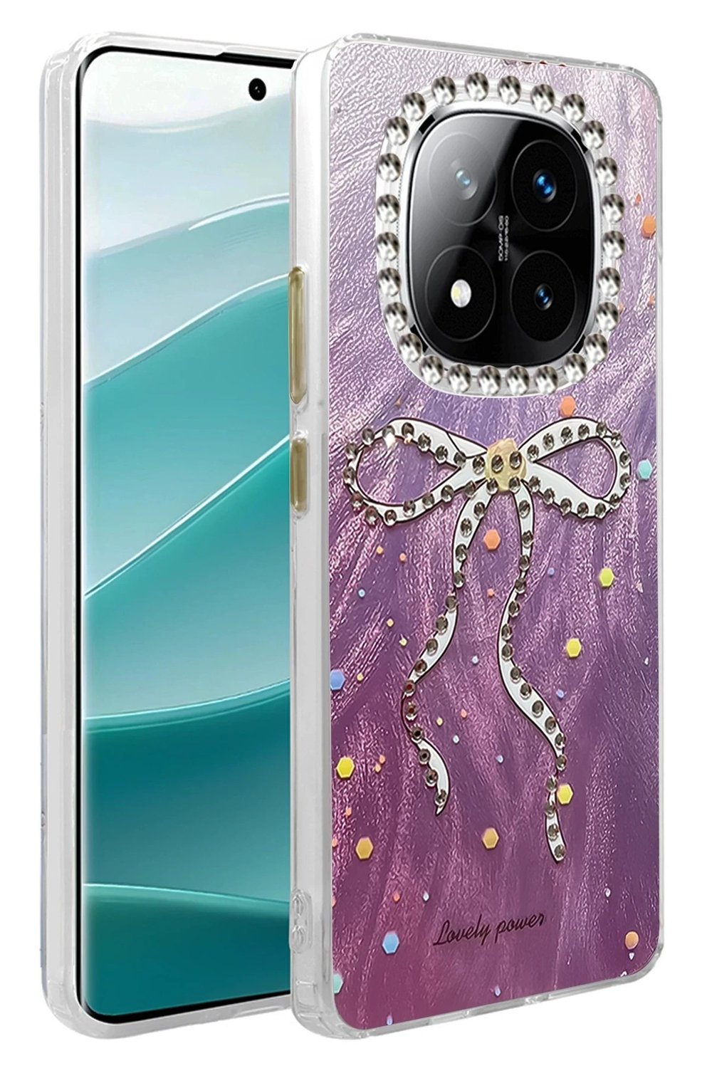 Mey İthalat®   Redmi Note 14 Pro 4G Kılıf Blade Aynalı Desenli Kapak - Desen 1
