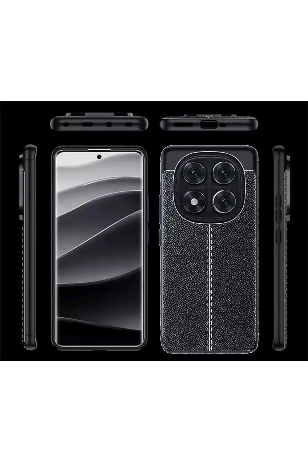 Mey İthalat®   Redmi Note 14 Pro 4G Kılıf Auto Focus Kapak - Lacivert