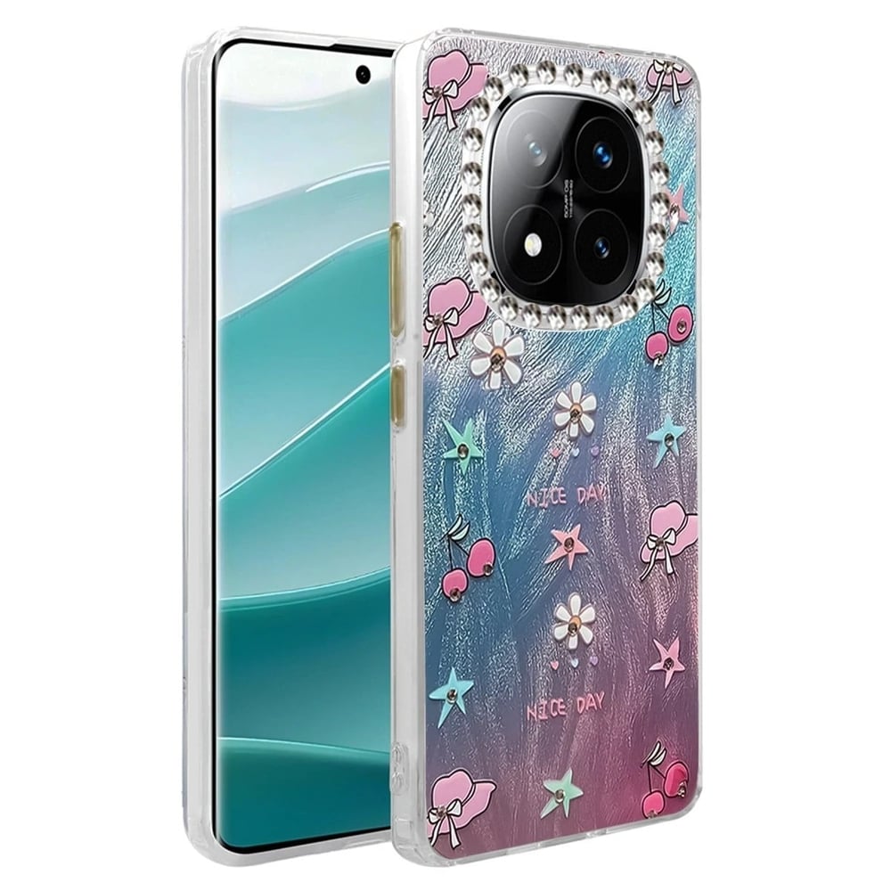 Mey İthalat®   Redmi Note 14 Pro 4G Kılıf Blade Aynalı Desenli Kapak - Desen 4