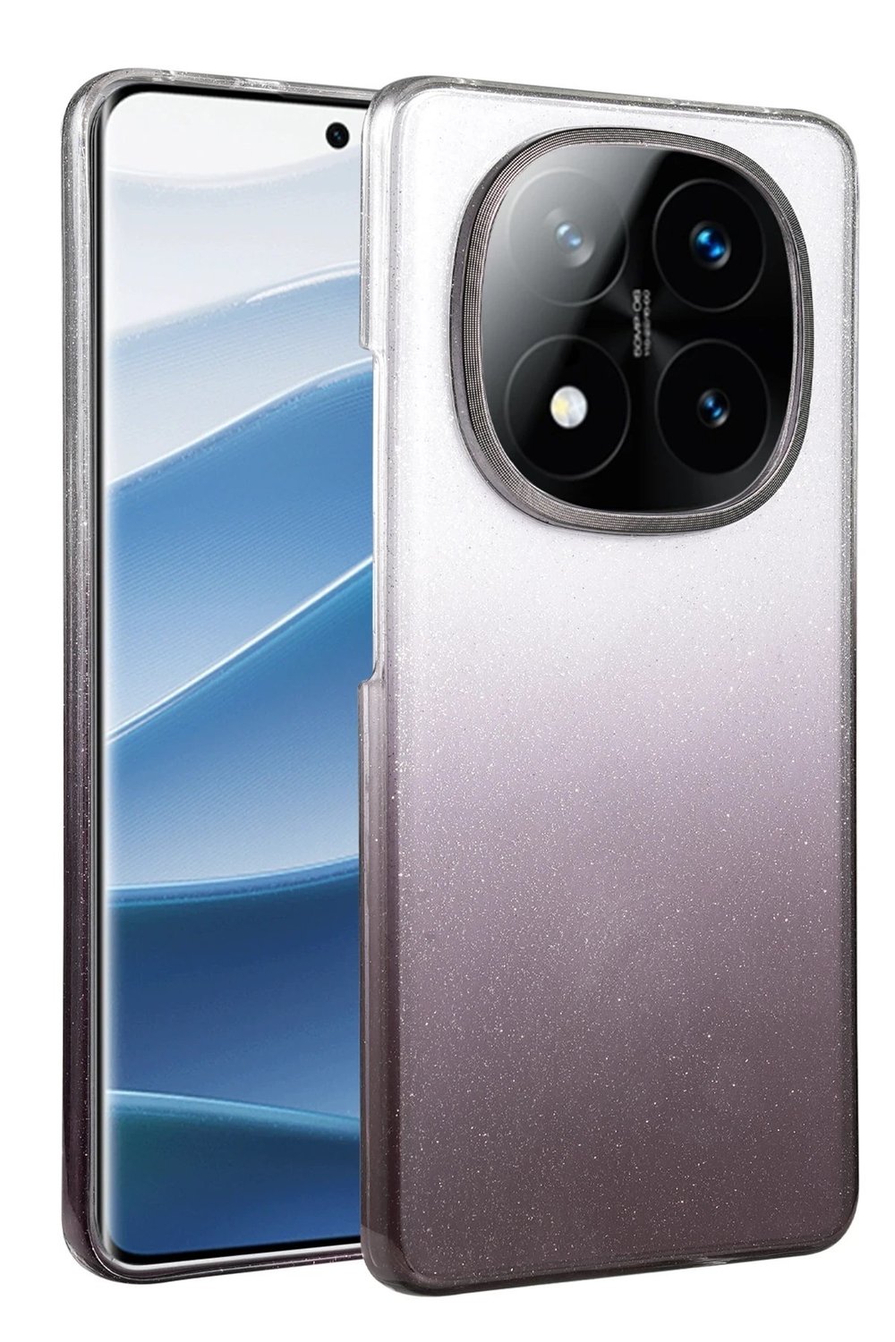 Mey İthalat®   Redmi Note 14 Pro 5G Glossy Kapak - Siyah