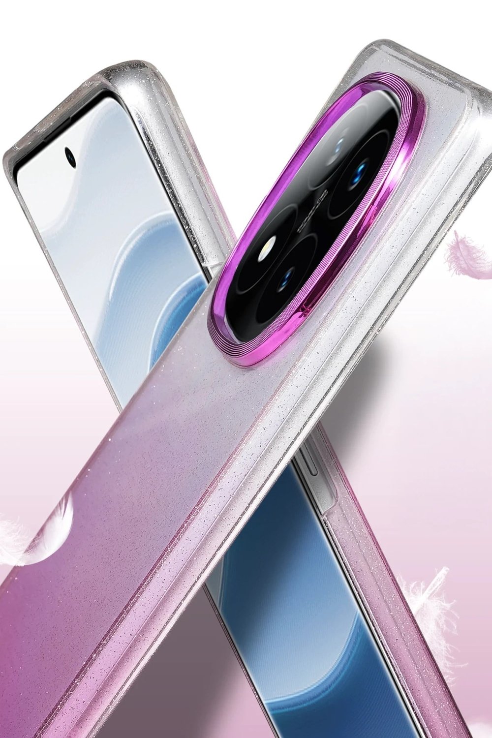 Mey İthalat®   Redmi Note 14 Pro 5G Glossy Kapak - Mavi