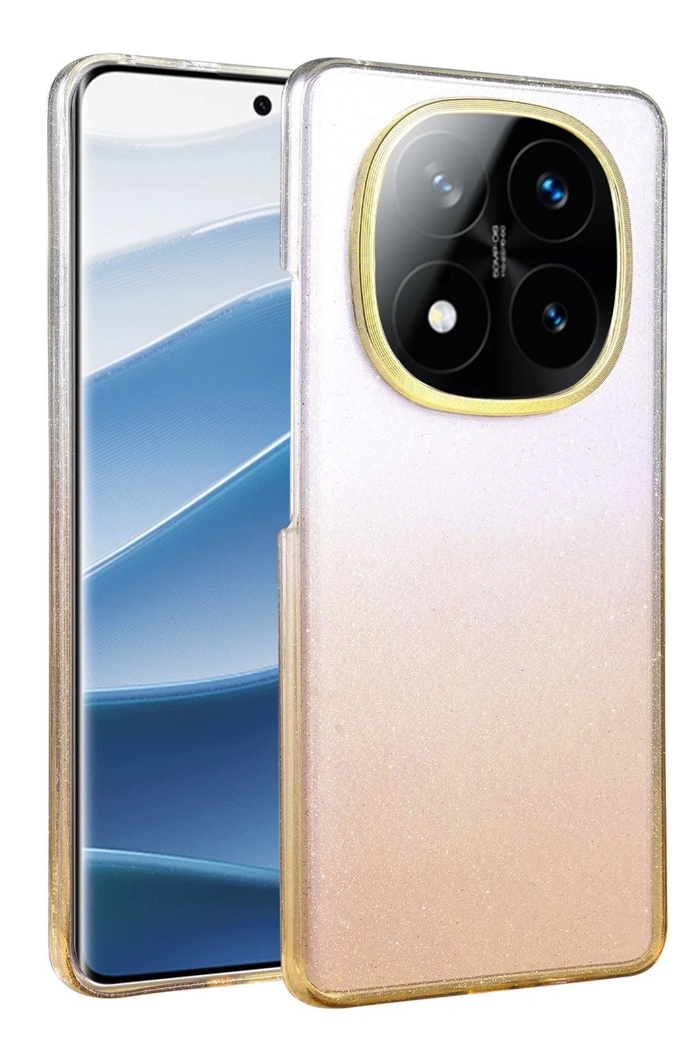 Mey İthalat®   Redmi Note 14 Pro 5G Glossy Kapak - Çöl Titanyum