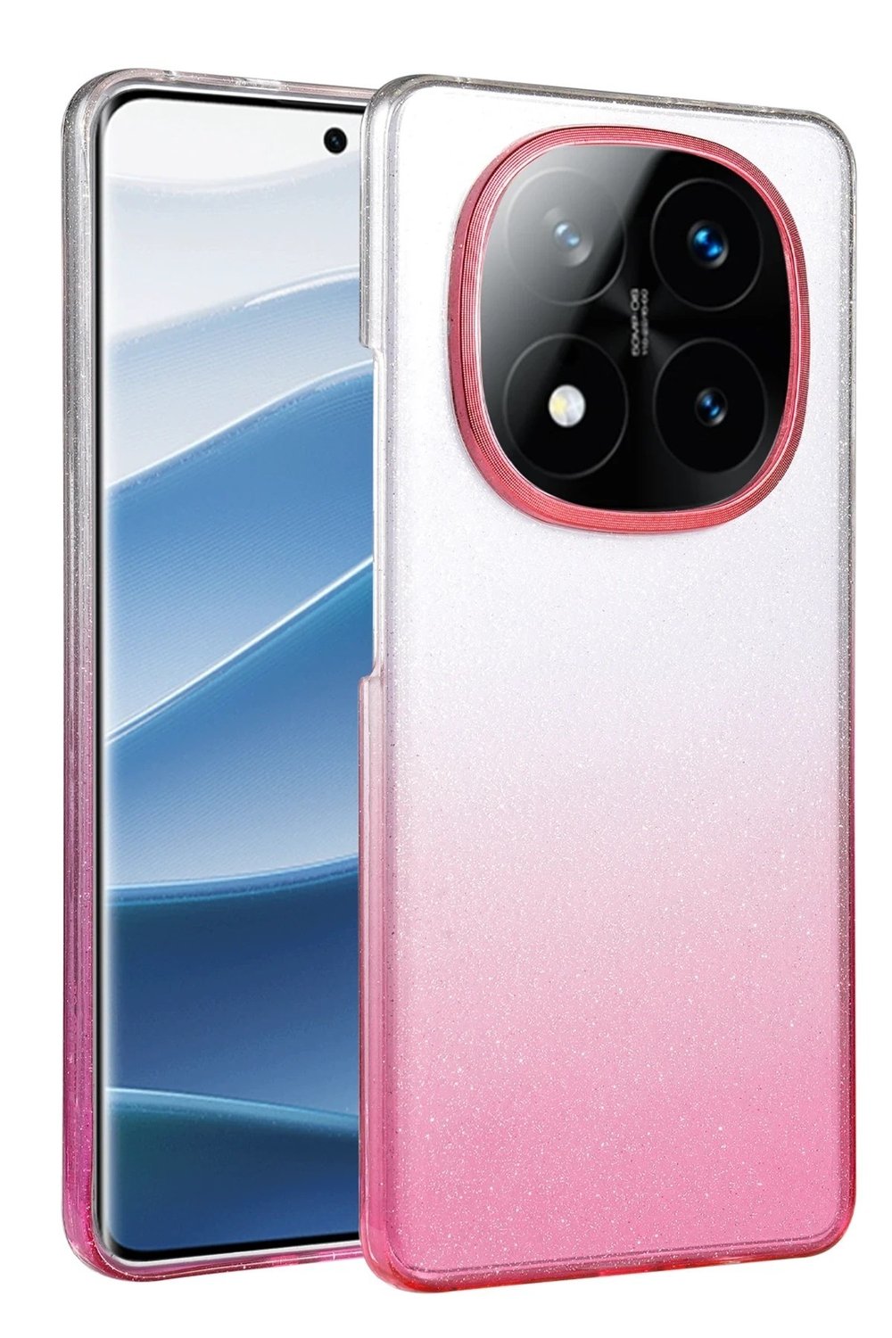 Mey İthalat®   Redmi Note 14 Pro 5G Glossy Kapak - Pembe