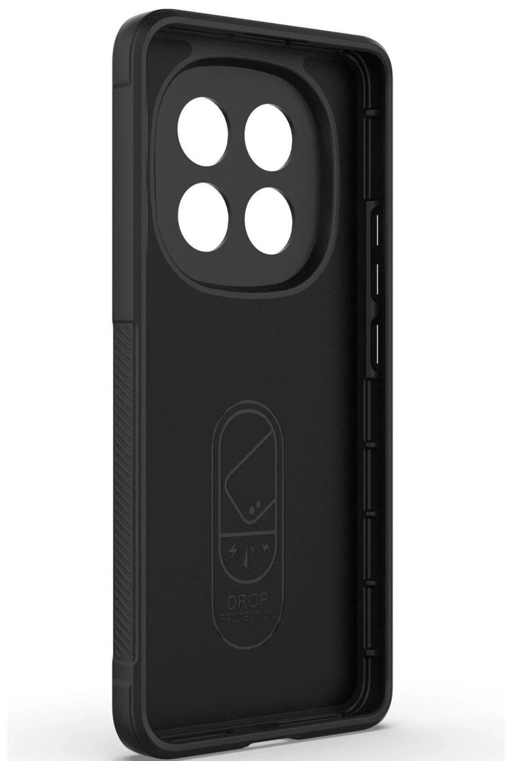 Mey İthalat®   Redmi Note 14 Pro 5G Kılıf Optimum Silikon - Siyah