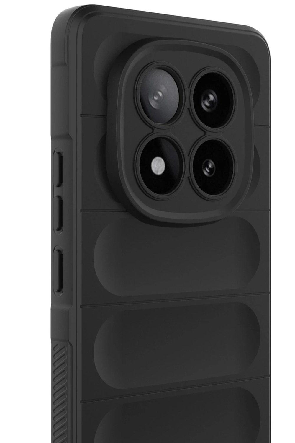 Mey İthalat®   Redmi Note 14 Pro 5G Kılıf Optimum Silikon - Siyah