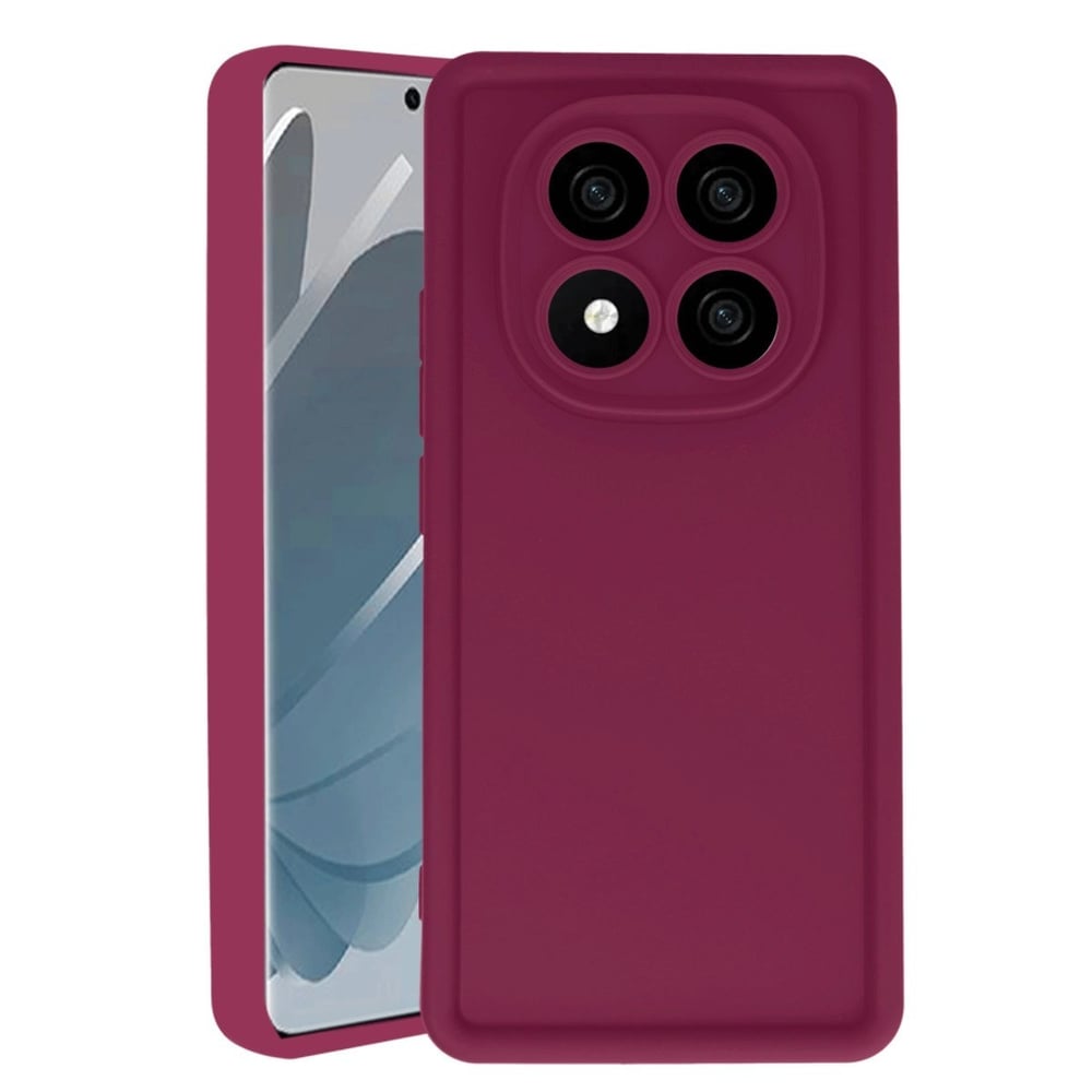 Mey İthalat®   Redmi Note 14 Pro 5G Kılıf Viera Silikon - Bordo