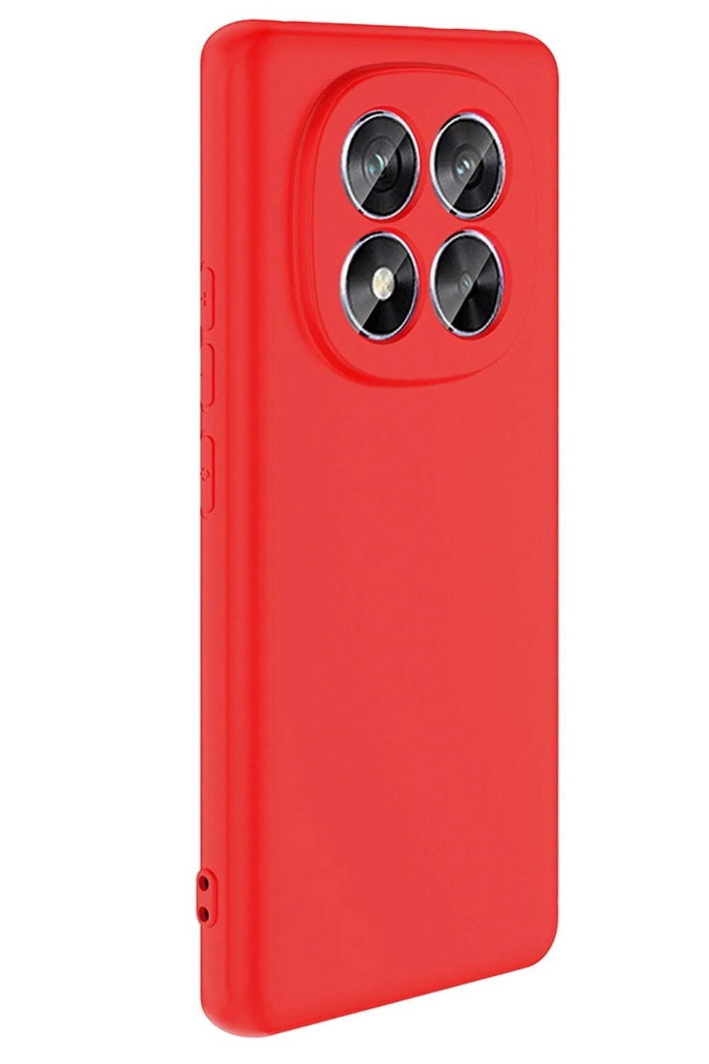 Mey İthalat®   Redmi Note 14 Pro 5G Kılıf First Silikon - Kırmızı